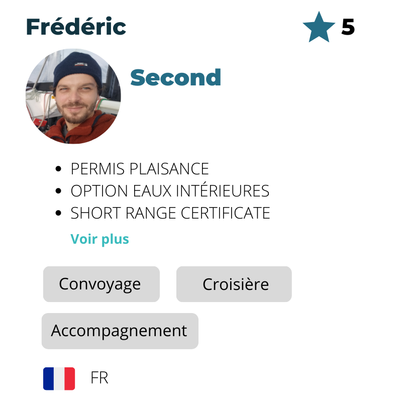 profil frederic skipper capt'n boat