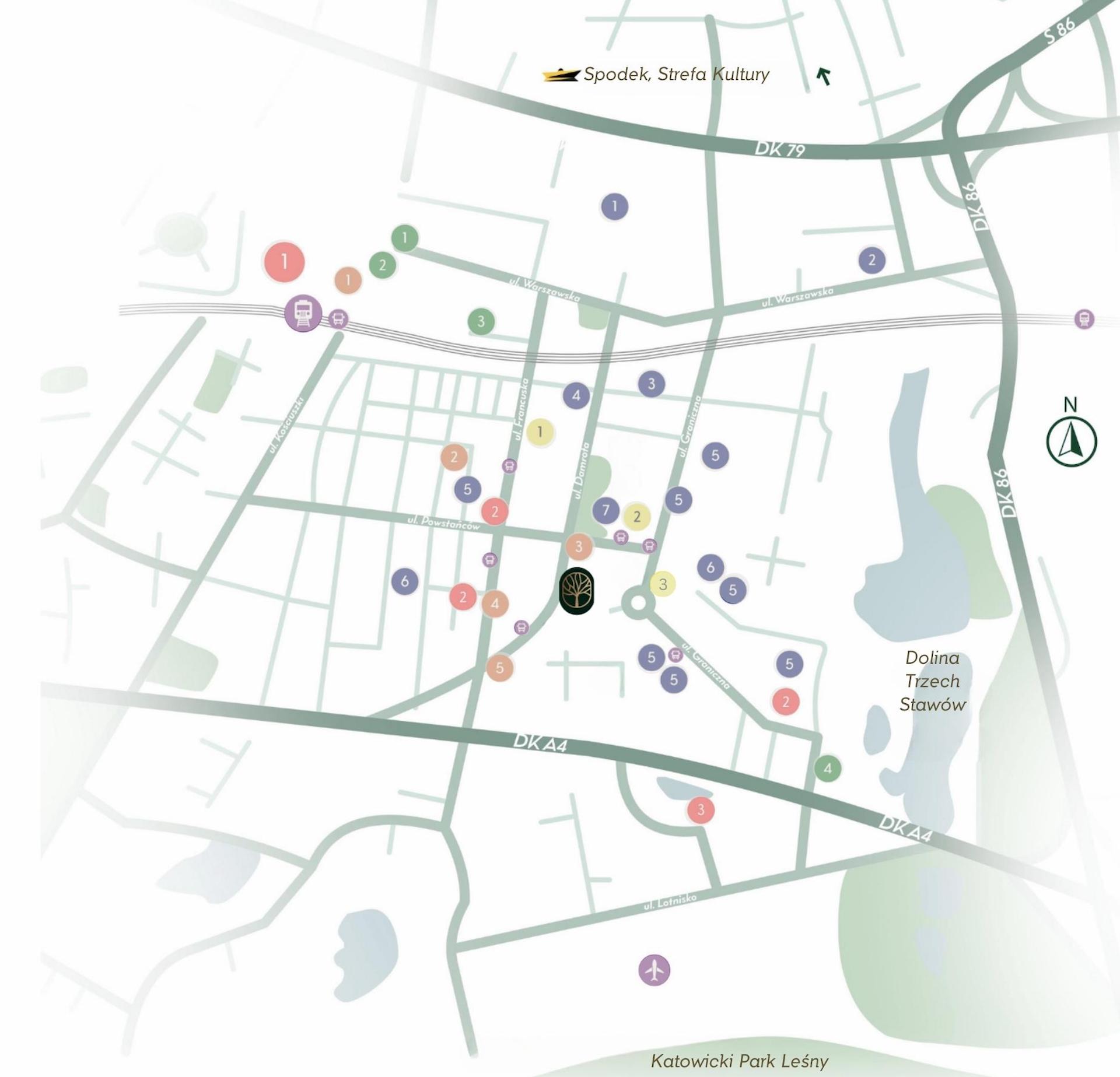 Mapa 3 Stawy Damrota Garden