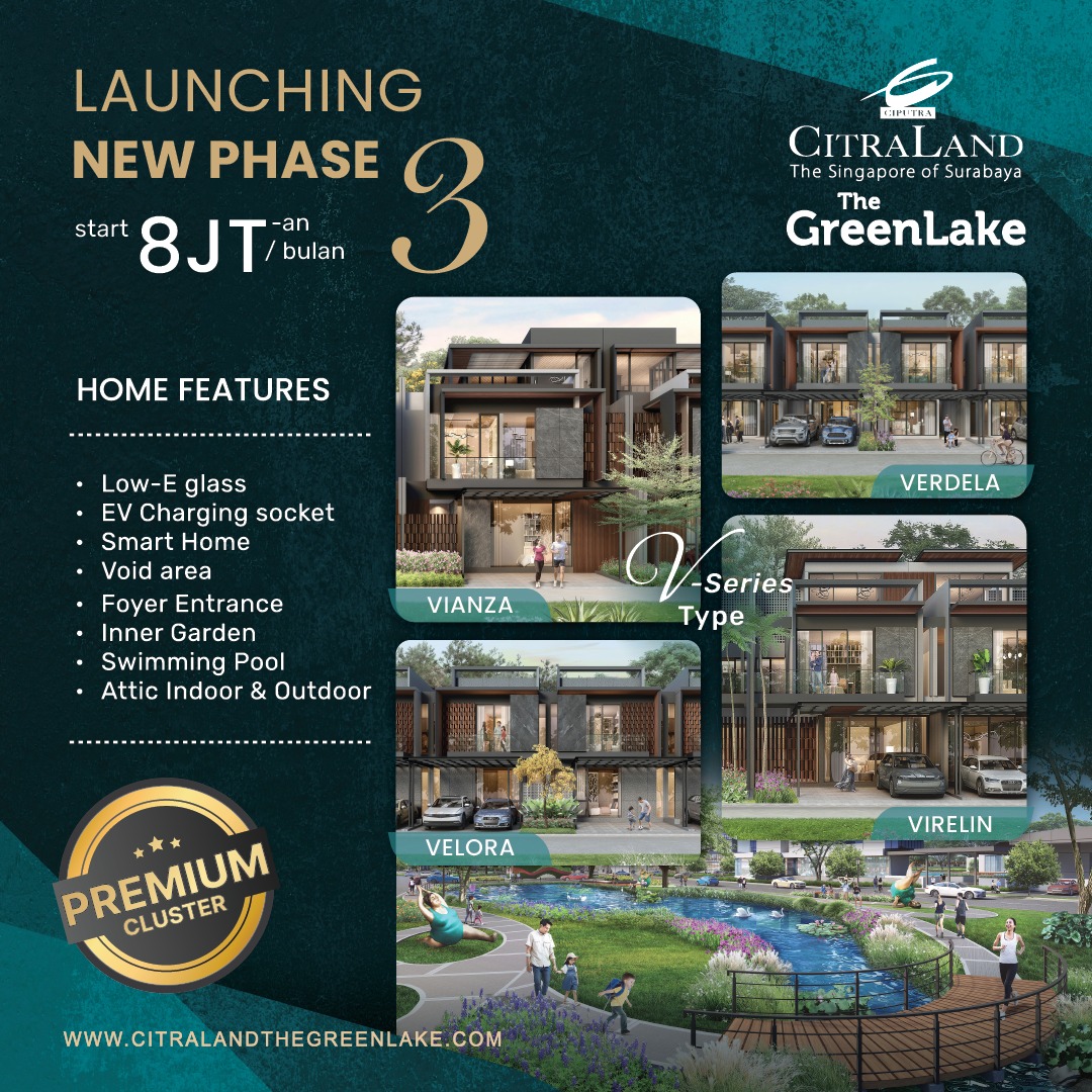 Promo Perumahan The GreenLake Surabaya Promo Perumahan The GreenLake Surabaya