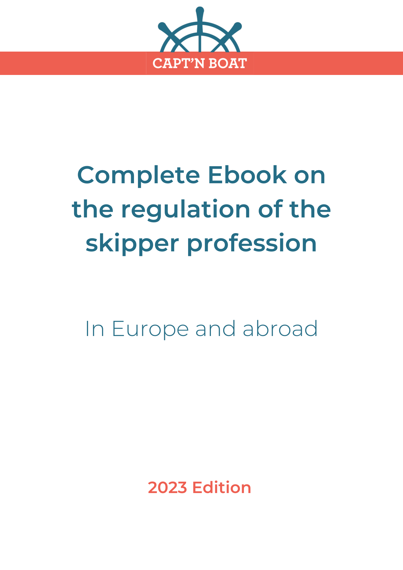 Complete Ebook on the regulation of the skipper profession - Capt'n Boat complete-ebook-regulation-skipper-profession