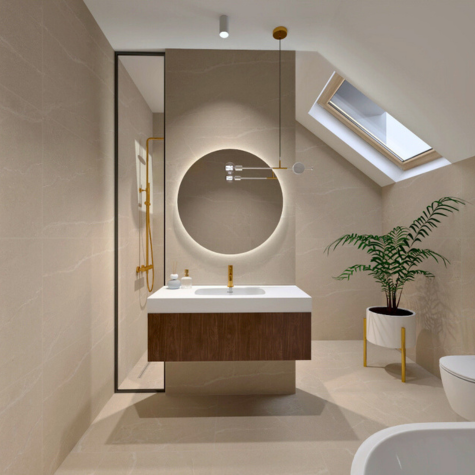 Paradyz płytki Salony Łazienek Wójcik Projekt Wizualizacja i projektowanie lazienek Kraków