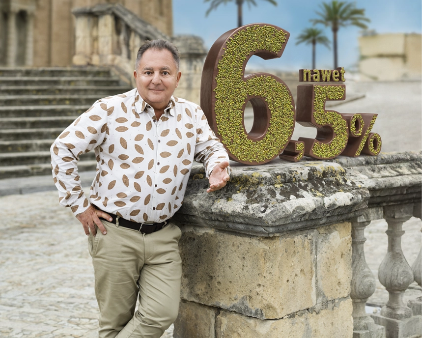 grafika z panem Makłowiczem i sześć i pięć procent