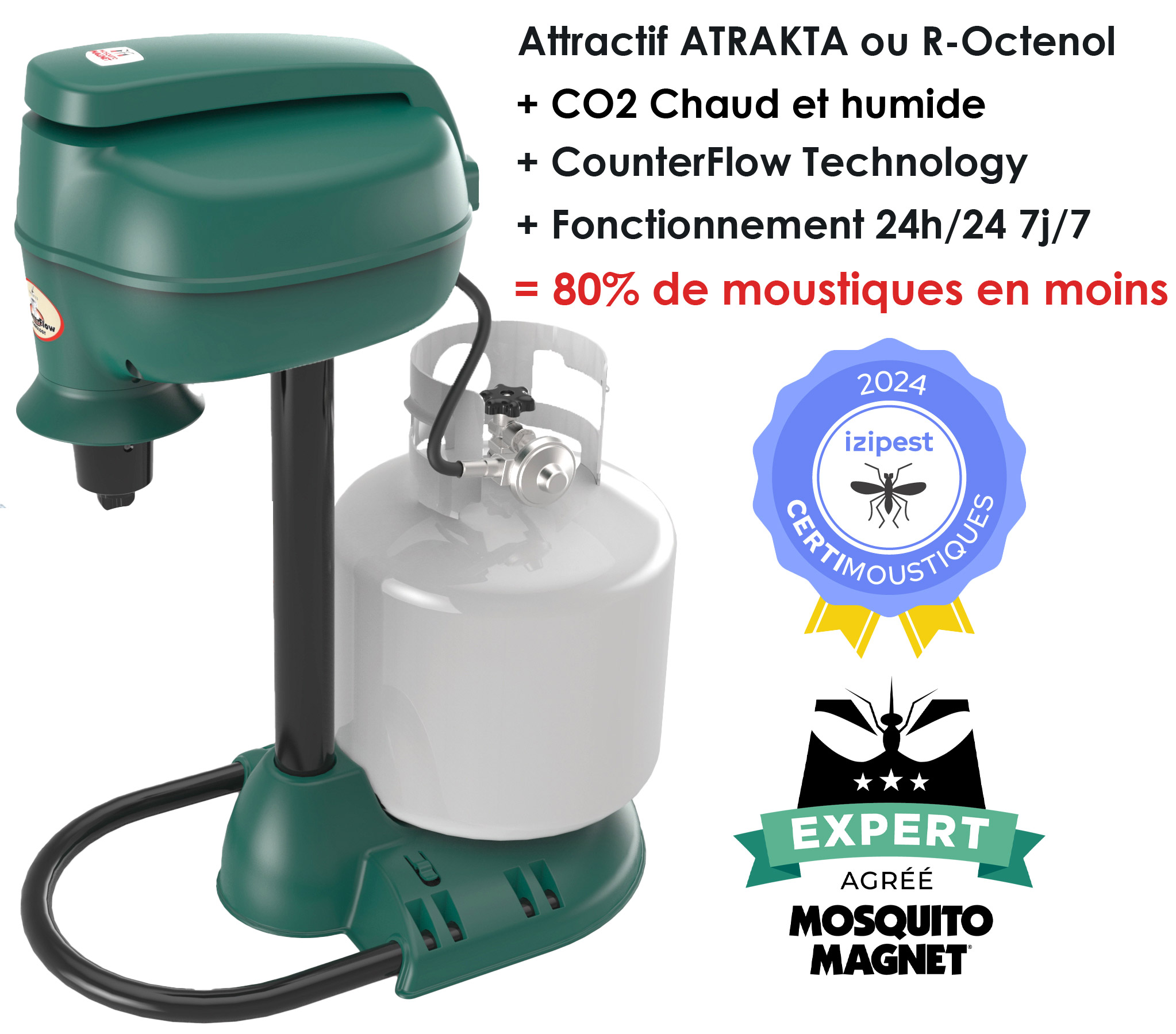 Installation de Pi&egrave;ge &agrave; moustique professionnel