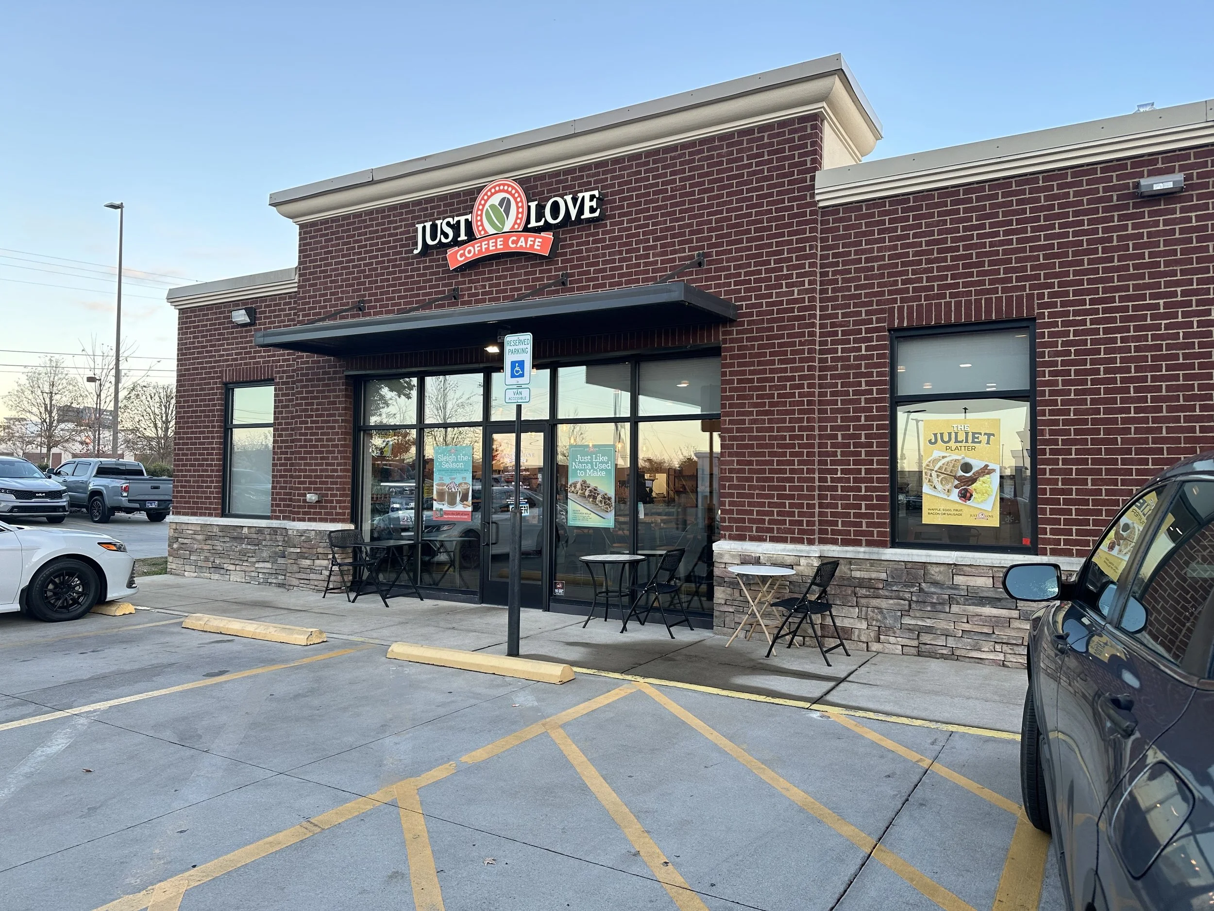 Cafe interior representing the Mount Juliet location