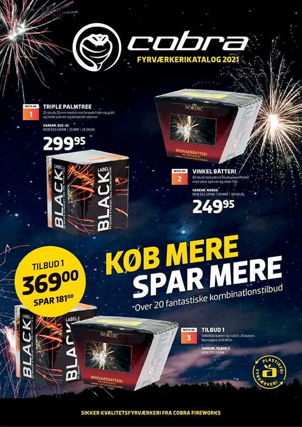 AFAC Panther Fyrværkerikatalog 2023