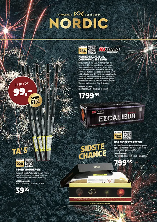 AFAC Nordic Fyrværkerikatalog 2024 2025