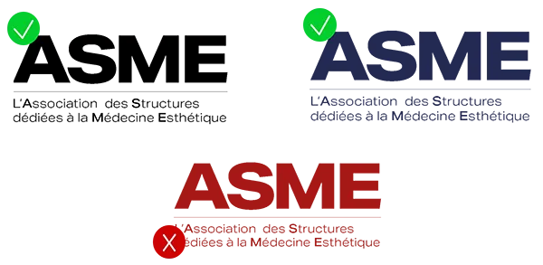 Utilisation correcte du logo