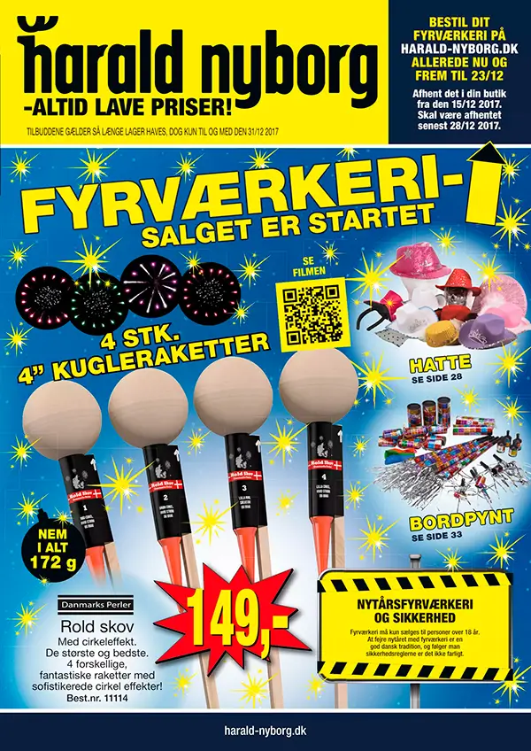 Harald Nyborg Fyrv&aelig;rkerikatalog 2017