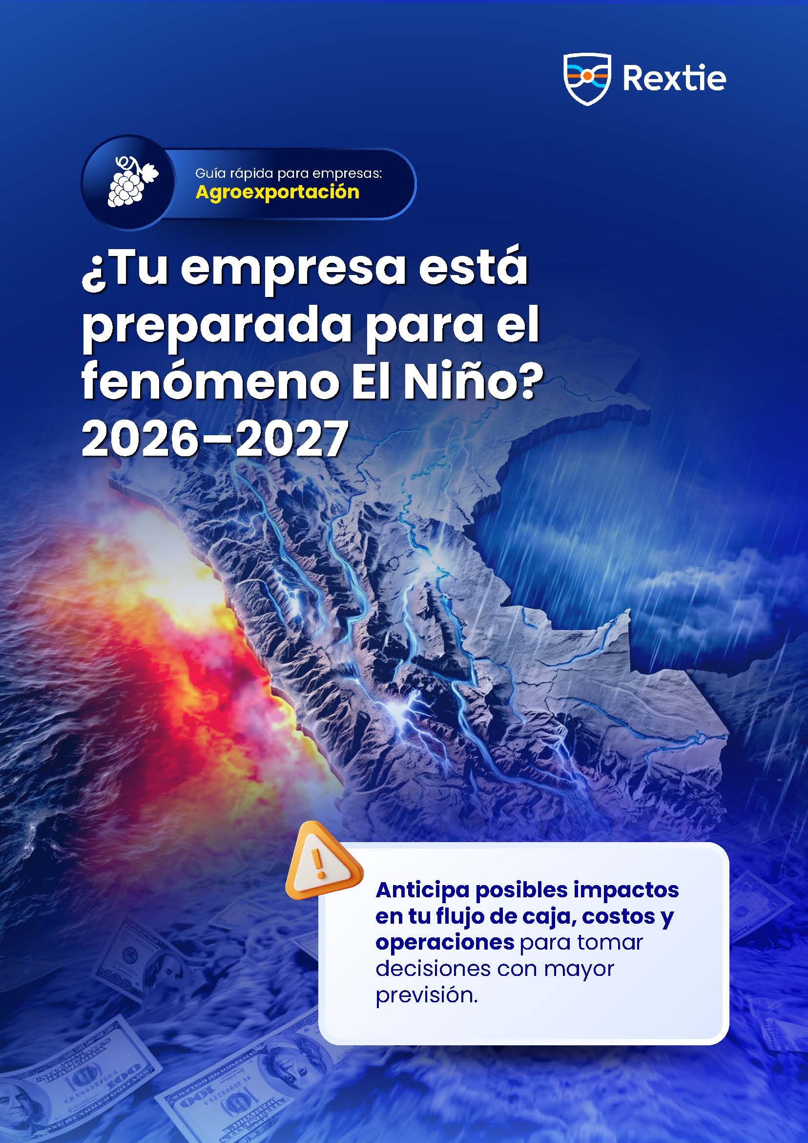Portada del ebook El Niño 2026-2027 para agroexportadores