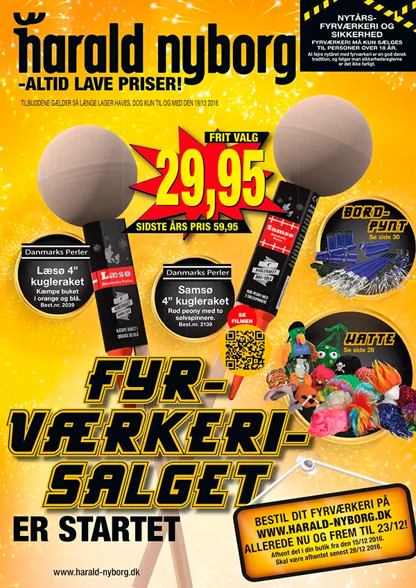 Harald Nyborg Fyrv&aelig;rkerikatalog 2016