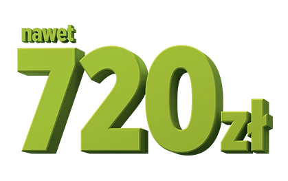 nawet siedemset dwadzieścia złotych