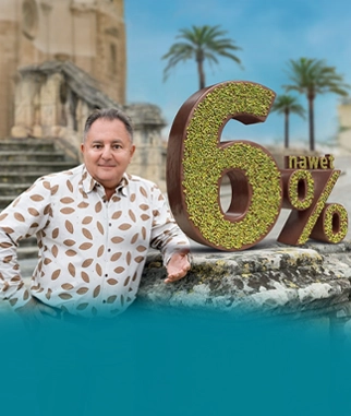 grafika z panem Makłowiczem i sześć i pięć procent