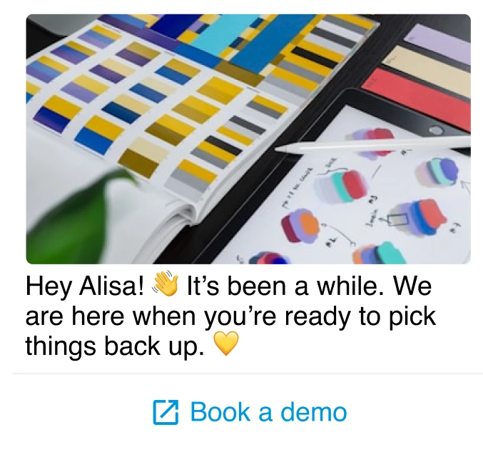 Reconnect with a personal touch