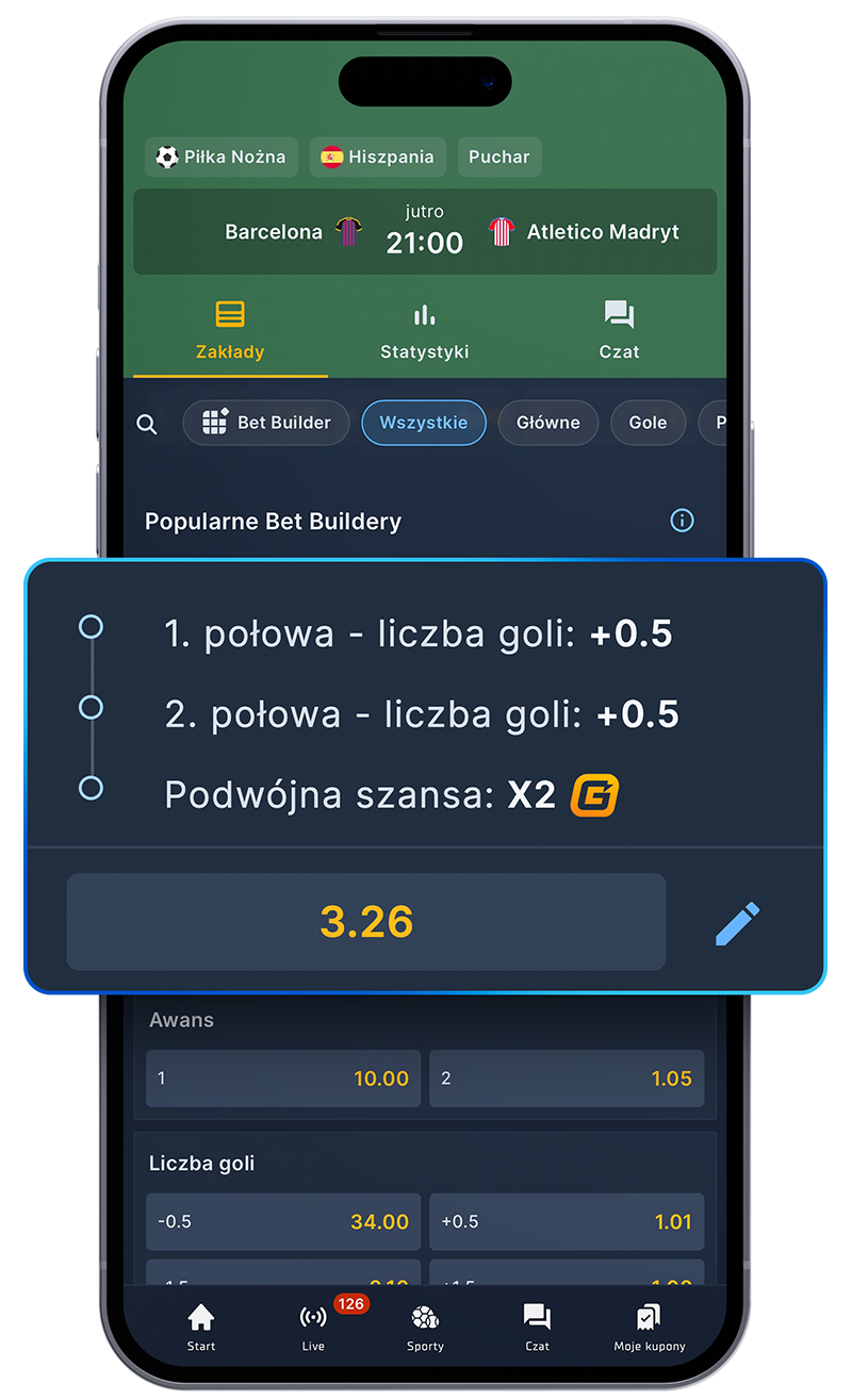 Telefon z aplikacją STS