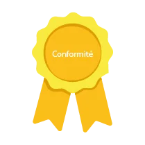 Conforme norme NF P90 308