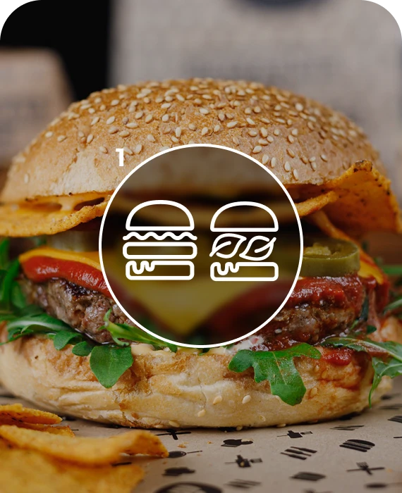 Burgery wołowe i wegetariańskie