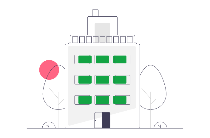 School and Public Facilities Illustration