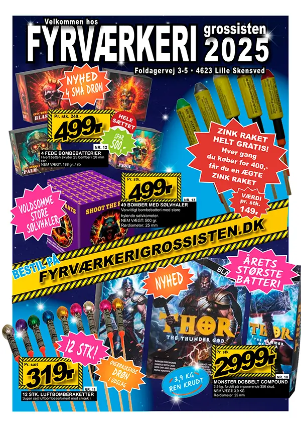 Fyrv&aelig;rkerigrossisten fyrv&aelig;rkerikatalog 2025 2026