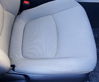 Clean restored car interior after auto detailing Oceanside service