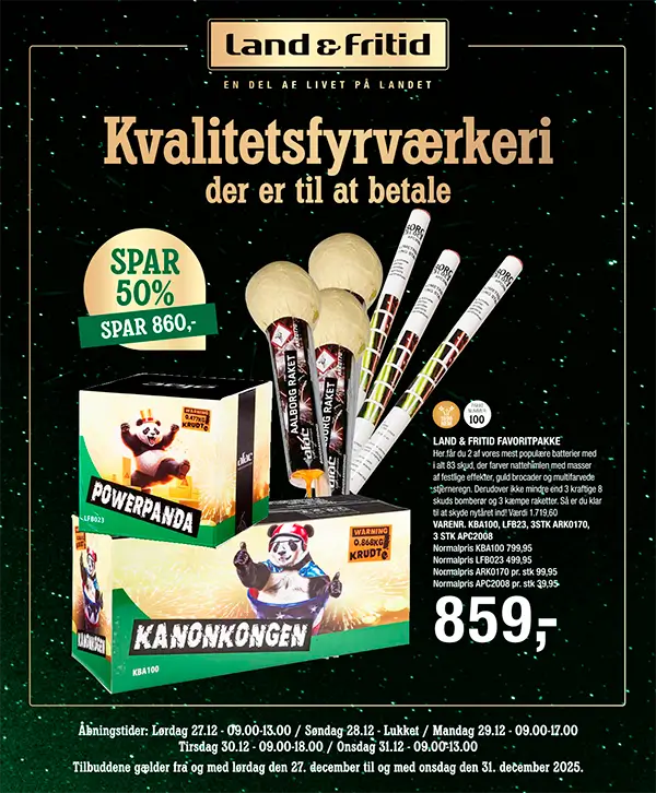 land og fritid fyrv&aelig;rkerikatalog 2025 2026