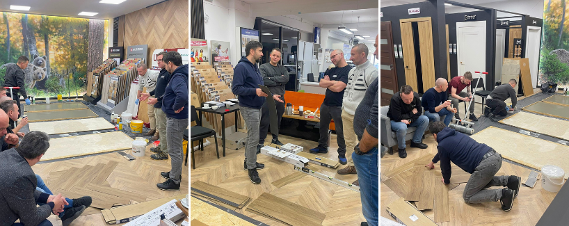 Szkolenie z montażu podłóg winylowych – Gerflor i BauTec W naszych salonach regularnie rozwijamy wiedzę i umiejętności związane z profesjonalnym montażem podłóg.