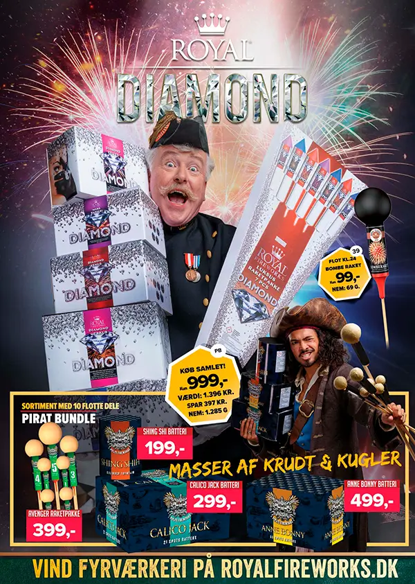 Royal Diamond Fyrv&aelig;rkerikatalog 2021