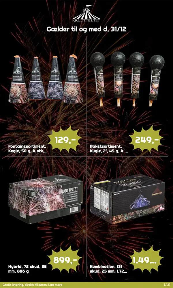 Krudtteltet fyrv&aelig;rkerikatalog 2025 2026