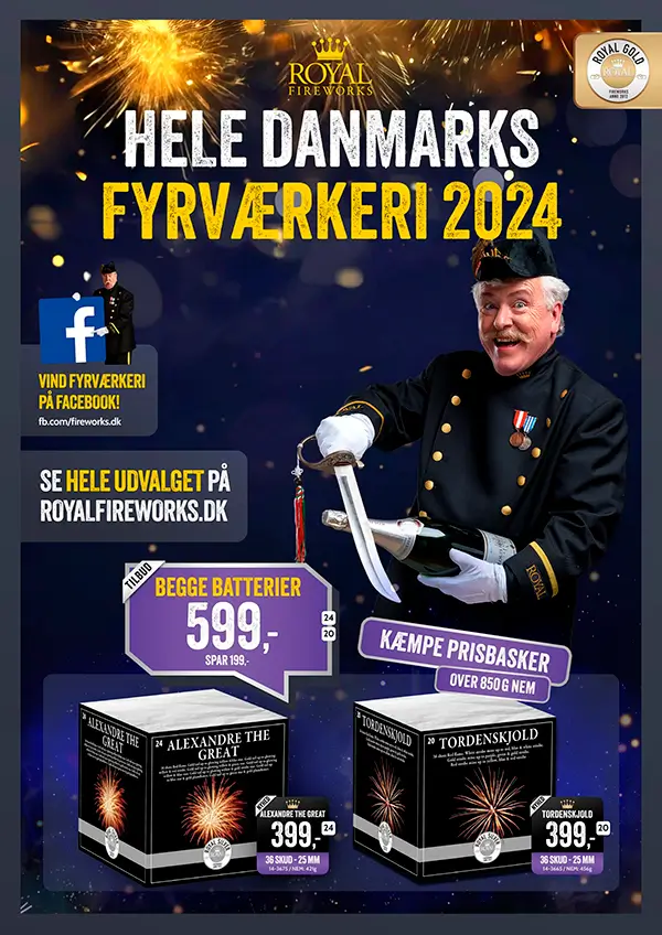 royal fireworks gold fyrværkerikatalog 2024 2025