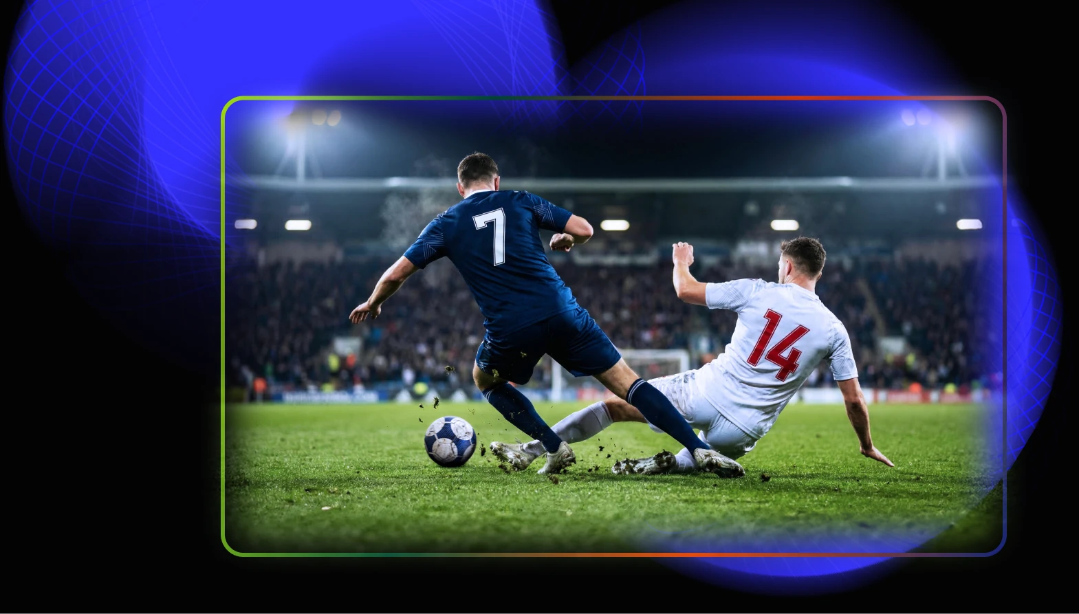 Polski piłkarz przy piłce na murawie &ndash; transmisja online mecz&oacute;w o awans w barażach 2026