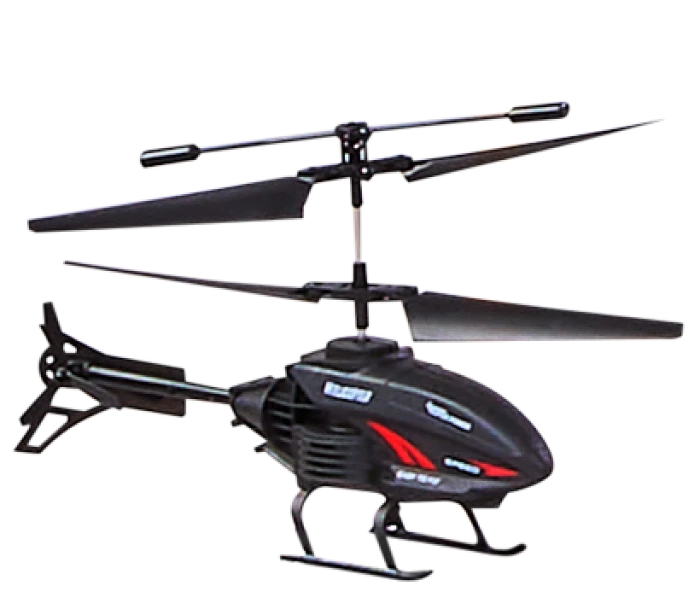 Czarny helikopter na zdalne sterowanie