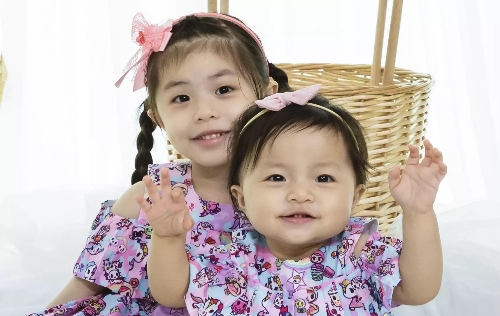 Kids in superhero costumes