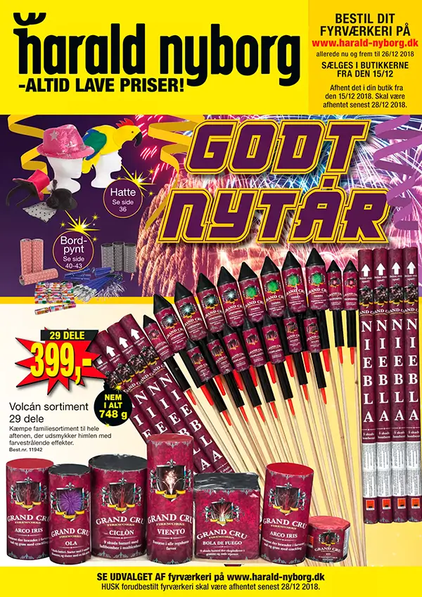 Harald Nyborg Fyrv&aelig;rkerikatalog 2018