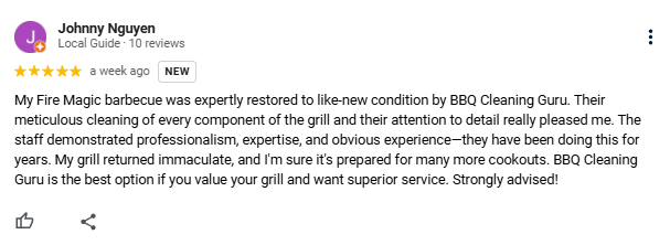 Johnny Review - Phoenix Grill Cleaning