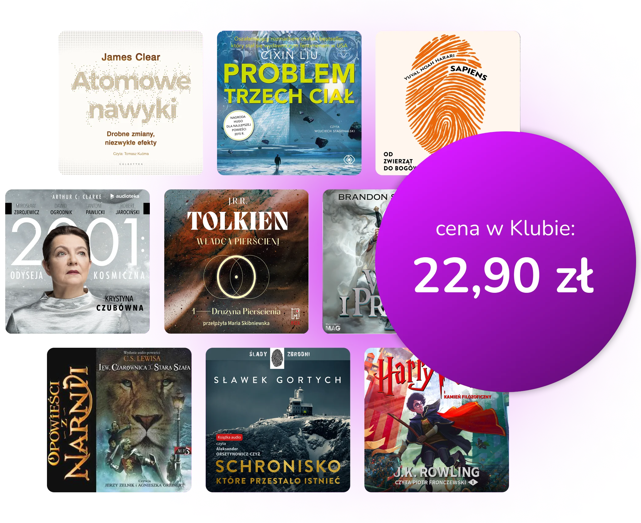 Cena audiobooków dla klubowiczów