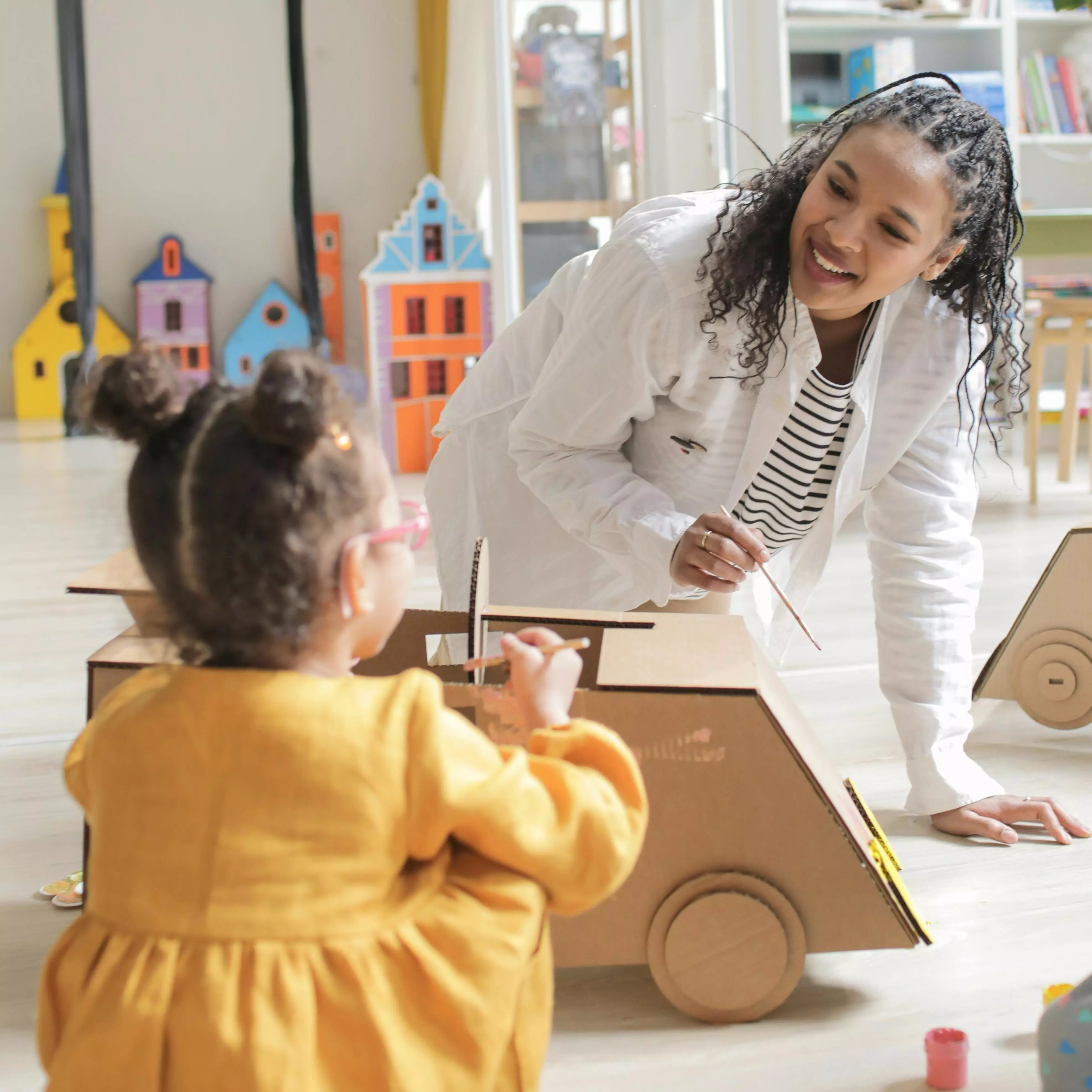 kids in superhero costumes