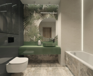 Projekt i wizualizacja łazienki Kraków Projekt i wizualizacja łazienki Wójcik Salony Łazienek