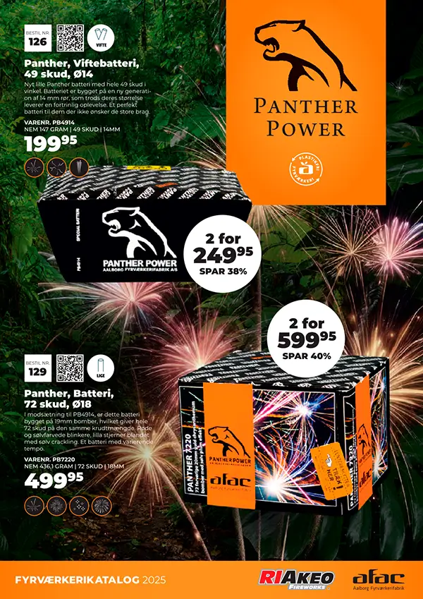 AFAC Panther Fyrv&aelig;rkerikatalog 2025 2026