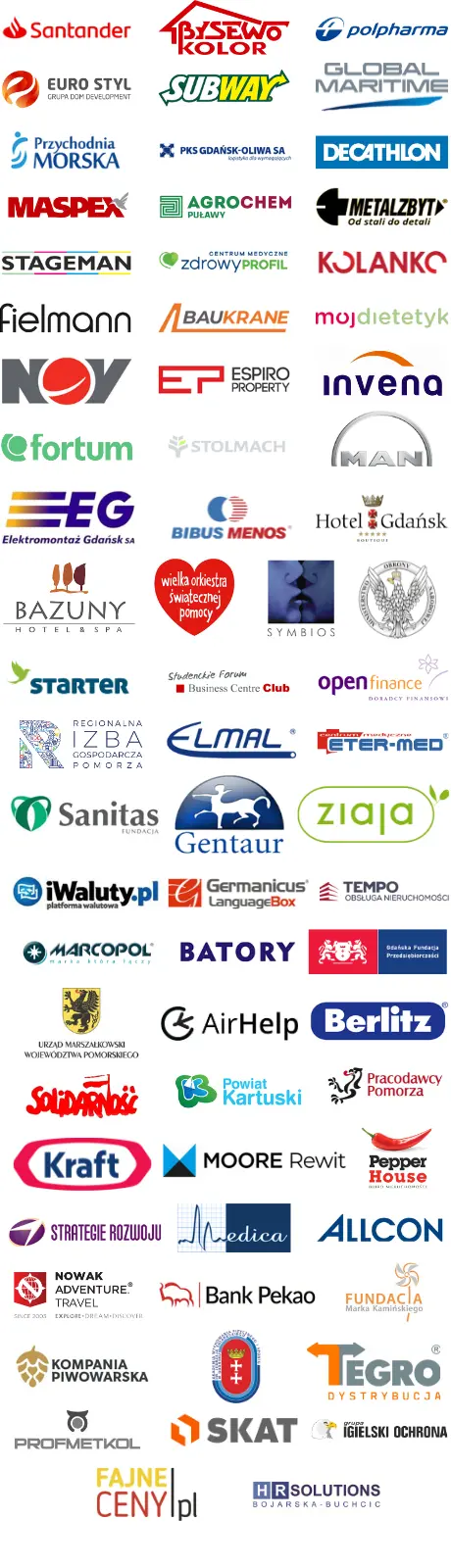 Personia - logo naszych klientów