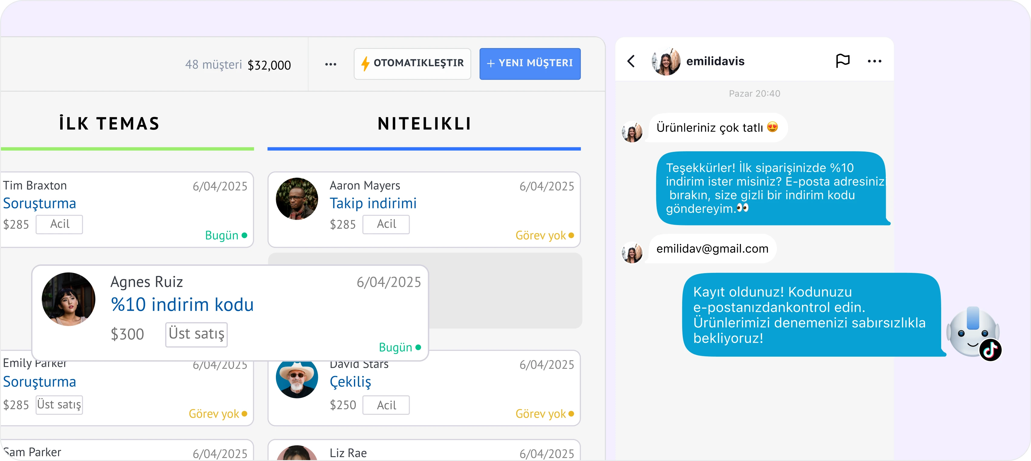 TikTok’u otomatikleştirin