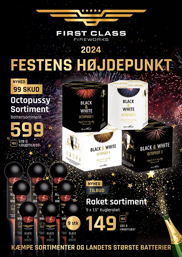 First Class Fyrværkerikatalog 2024 2025