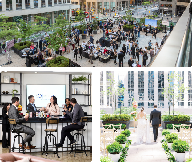 An image of different iQ Offices Events