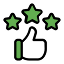 The-stars-thumb-up-icon.png The stars thumbs up icon