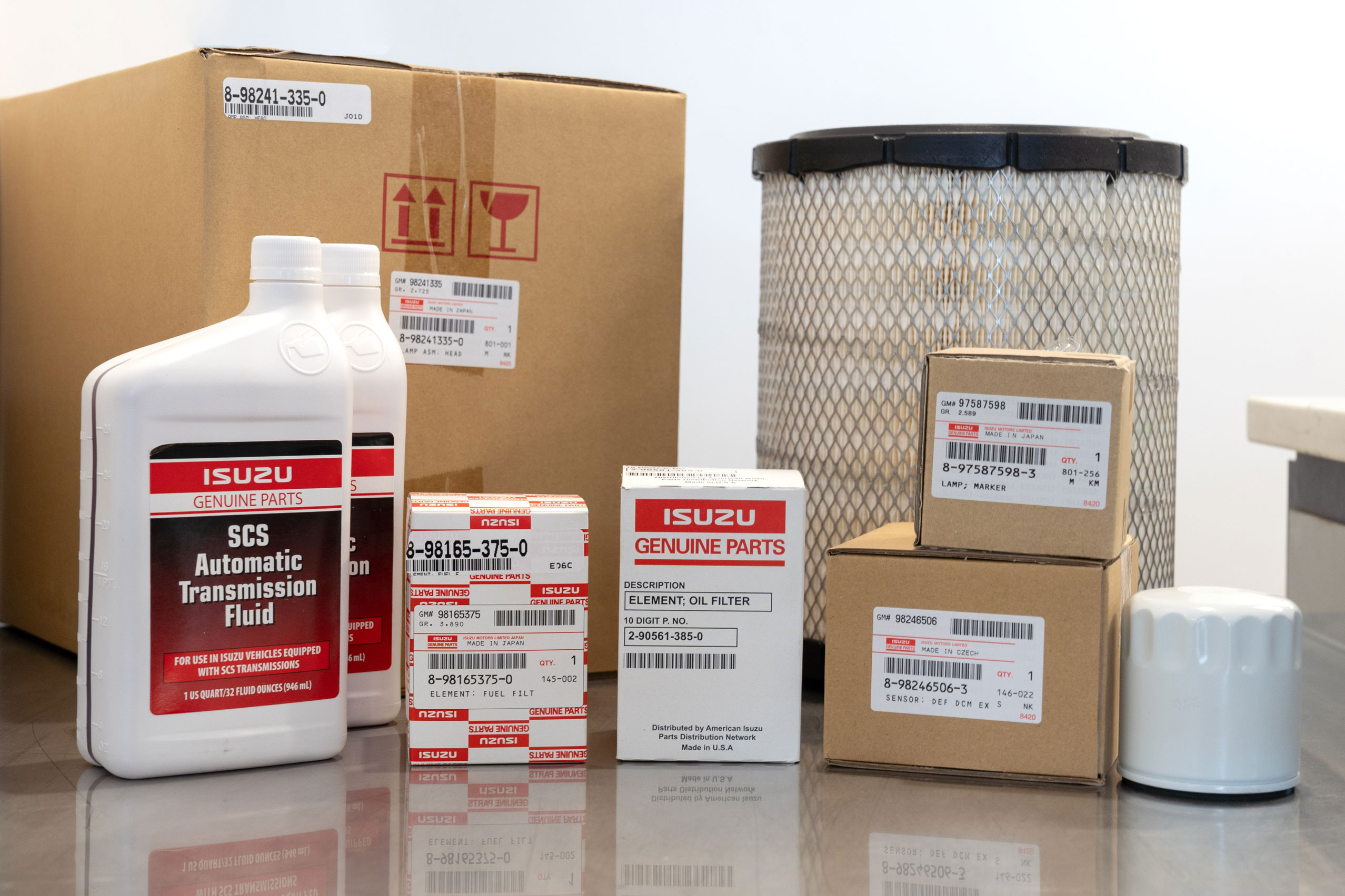 Isuzu Parts Shelf Isuzu Parts Shelf