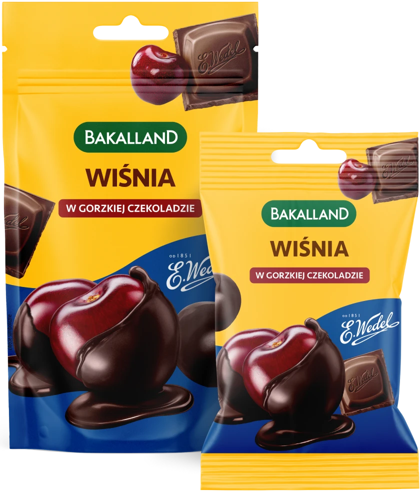 Bakalland - wiśnia w czarnej czekoladzie