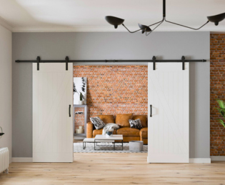 Drzwi przesuwne Świetne do mniejszych pomieszczeń lub nowoczesnych aranżacji.