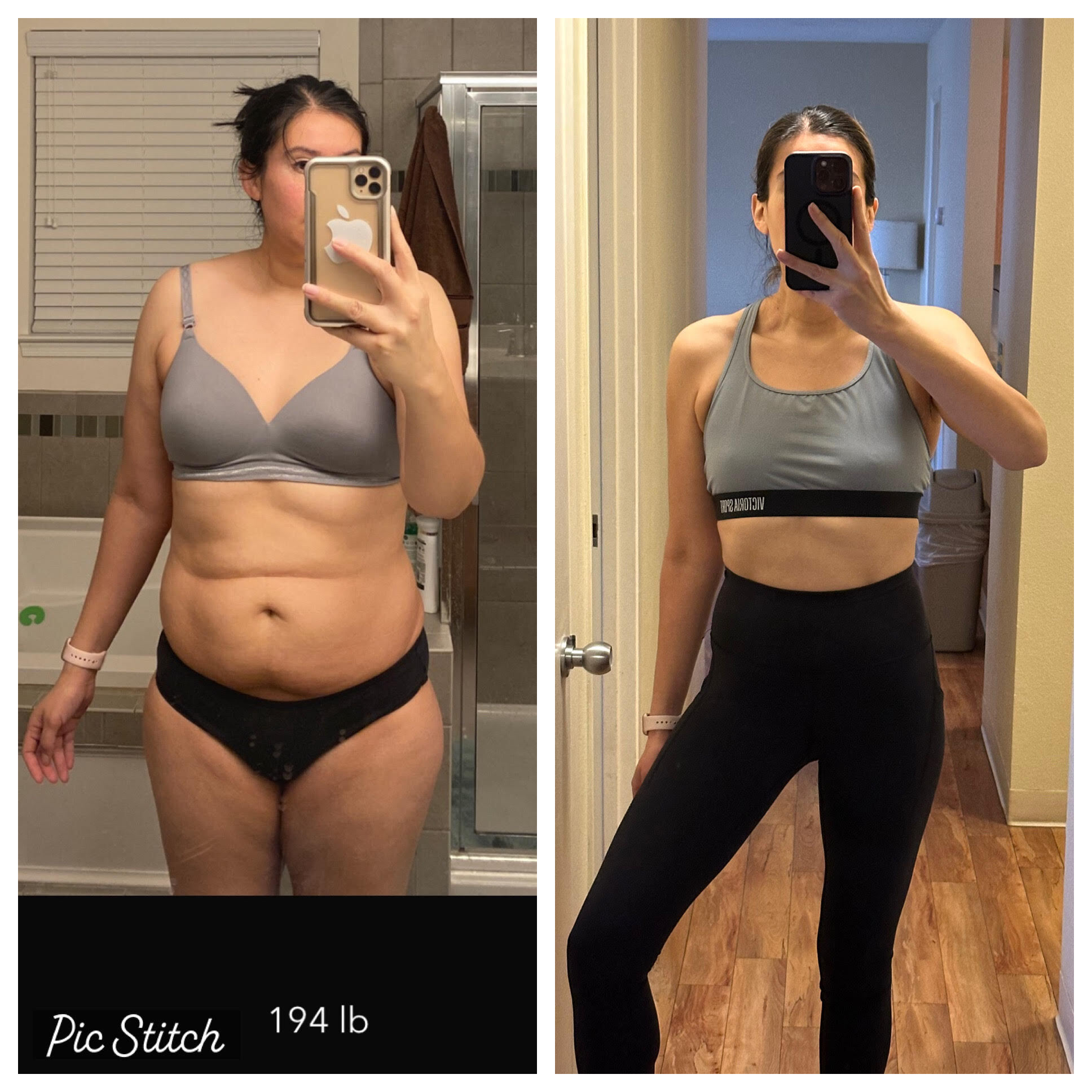 weight loss before and after