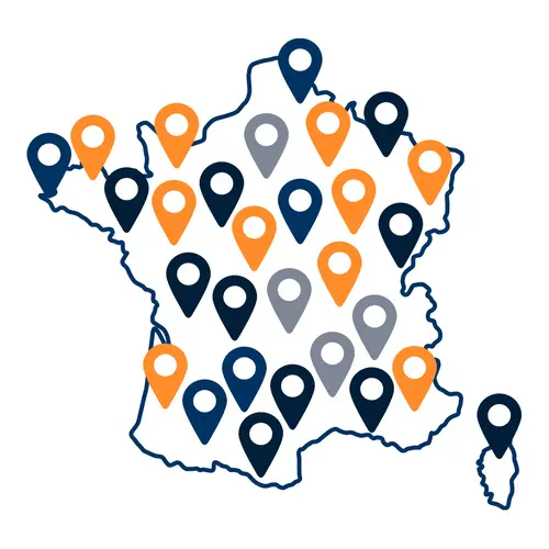 Un portefeuille couvrant l’ensemble du marché secondaire LMNP partout en France.