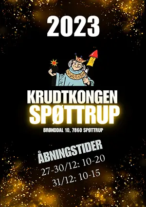 krudtkongen sp&oslash;ttrup fyrv&aelig;rkerikatalog 2023