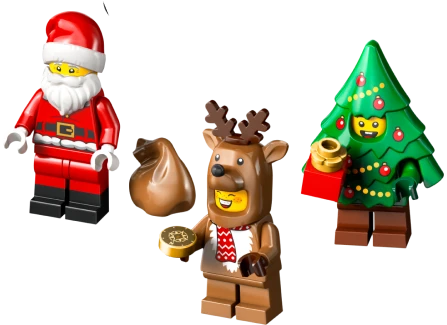 3 figurki świąteczne