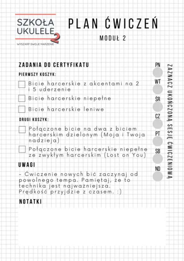 Szkoła Ukulele 2 - pomoce dydaktyczne